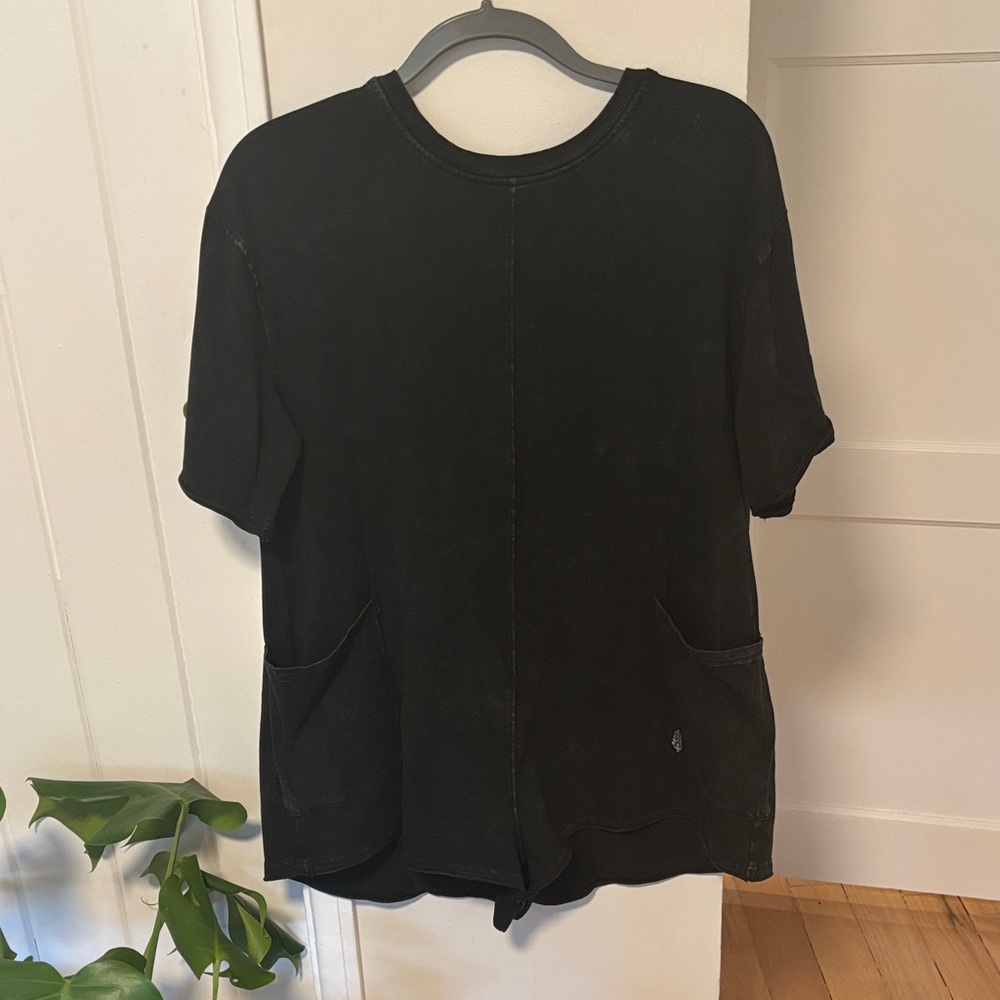 Free People Hot Shot Tee Romper